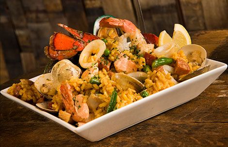Cal Pajares - Plato de arroz con mariscos
